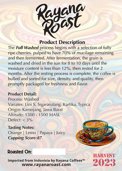 Java | Full Washed Arabica | Rare