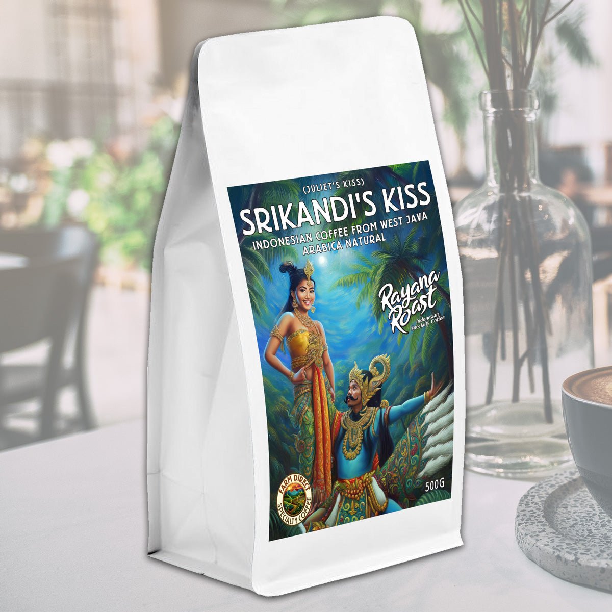 500g Coffee Bag Arabica | Java Natural - Rayana Roast - Srikandi's Kiss